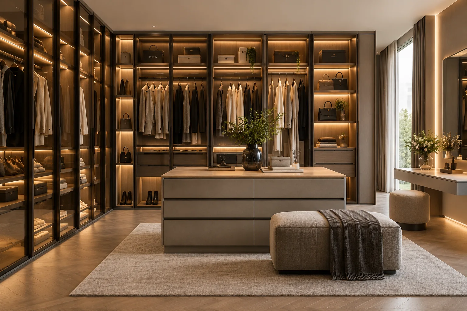 Wardrobes and walk-in closets